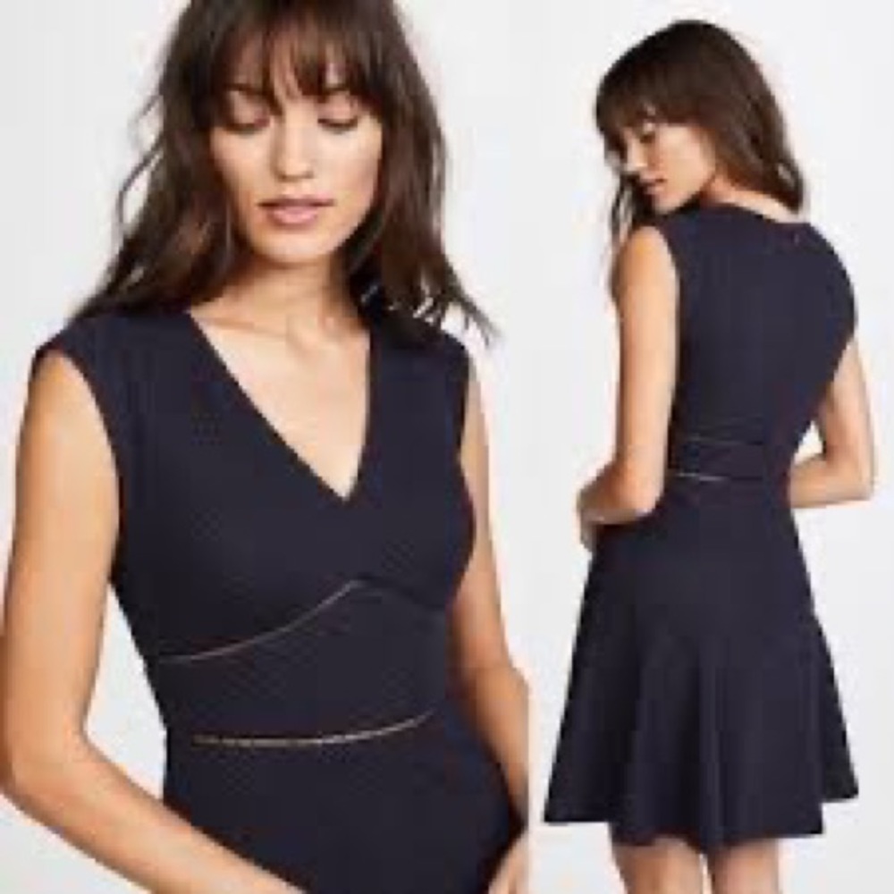 Rebecca Taylor from Neiman’s dark navy blue dress that flares out beautifully - Picture 2 of 14